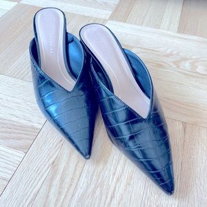 Zara croc mules - size 7
